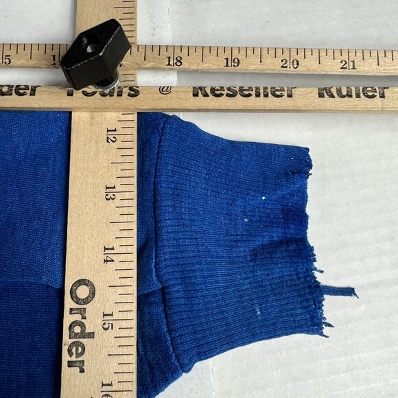 VTG 90s Crable NFL New York Giants Sweatshirt Large Blue Faded Thrashed Crewneck - Picture 12 of 16